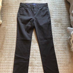 Gray/ Chocolate Brown Jeans